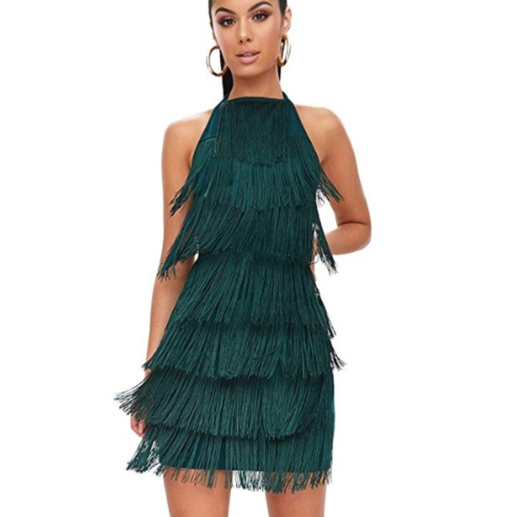 S. the Widow Dresses & Skirts - IMOGEN Halter Fringe Mini Dress